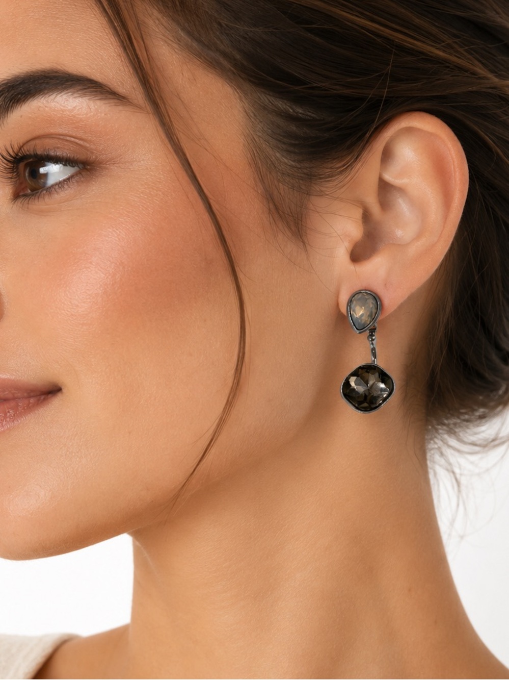Simply Vera Vera Wang Silver Tone Geometric Drop Dangle Earrings